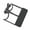 Black, variant on Gimbal Adaptor Capture Creative Shots with Ease Horizontal Vertical Free Switching Adapter for OSMO 6/5/4/3 to for Action 4 Black