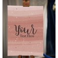 thumbnail image 2 of Darling Souvenir MADE WITH LOVE PersonalizedWelcomeBannerBrush Stroke,Custom Text Poster Party CollectionWelcomeSignGreat For Wedding, Birthday, Engagement Party- 18x12, 2 of 5
