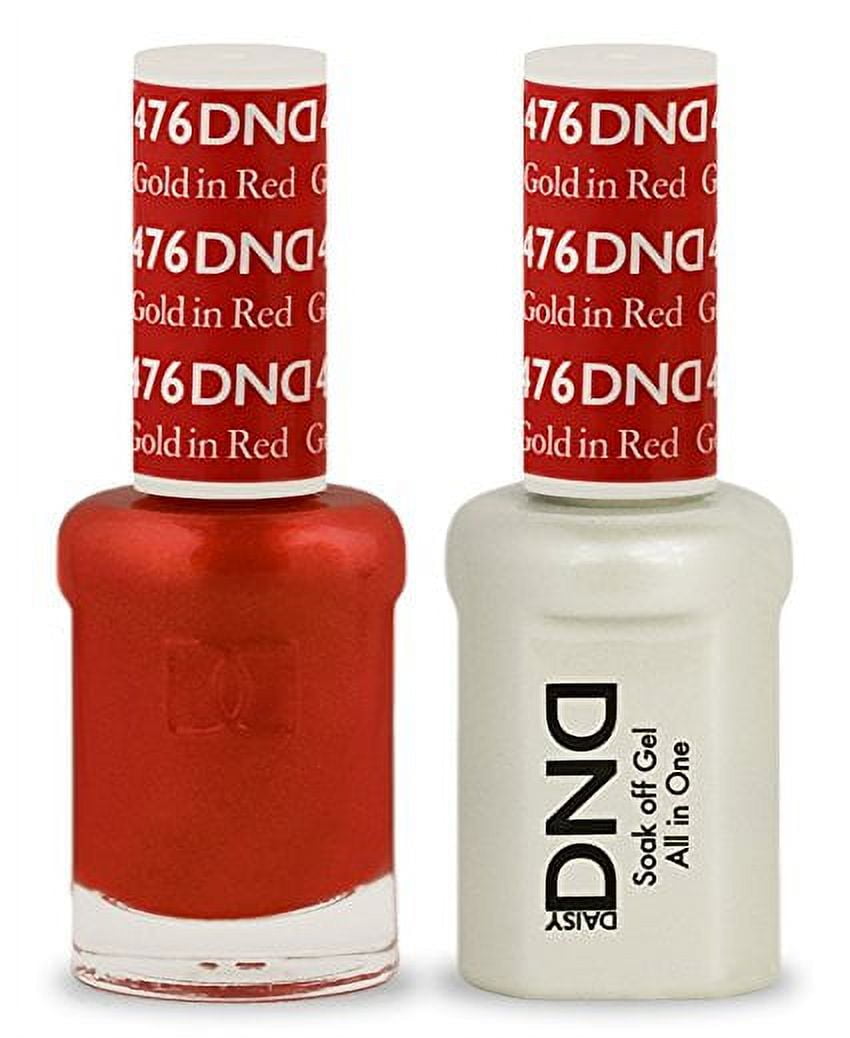 DND Nail Polish Gel & Matching Lacquer Set (475 - Fiery Fuchsia