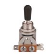 thumbnail image 4 of Ygjytge Selector Guitarra 3 Vías Interruptor Con Tapa Punta (negro Plateado), 4 of 9