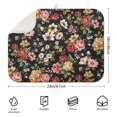 thumbnail image 2 of Microfibre Drying Mat for Kitchen Floral Collection Dish Drying Drainer Mat Absorbent Pioneer Drying Mat Washing Up for Glass, Plate & Cup 18inch X 24inch, 2 of 5