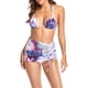 thumbnail image 2 of Traje de baño cómodo dividido para mujer Traje de tres piezas estampado Bikini de playa europeo y americano OAVQHLG3B Store  lin121212, 2 of 4