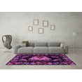 thumbnail image 3 of Ahgly Company Indoor Rectangle Medallion Purple French Area Rugs, 2' x 3', 3 of 4