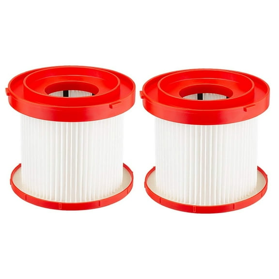 2 Pack Wet Dry Vacuum HEPA Filter Replacement 49-90-1900 Compatible with Milwaukee Cordless Vacuum - for Milwaukee Cordless M18 Vacuum 0780-20 0880-20