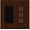 Brown, variant on RiteAV - 15 Amp Power Outlet 3 Port HDMI Decorative Screwless Wall Plate - White