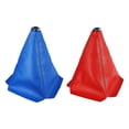 thumbnail image 6 of PU Leather Car Gear Shift Collars Universal Handbrake Handle Shifter Boot Covers, 6 of 9