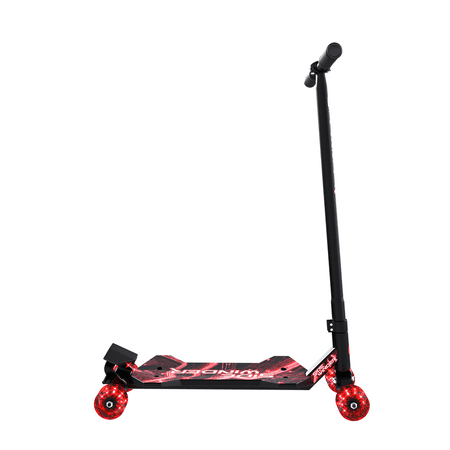 MELO Sidewinder Kids Carving Scooter with 70mm LED Wheels, Ages 5 , Red