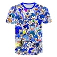 thumbnail image 3 of Camiseta de dibujos animados de Sonic de Japón, camiseta para niños, camiseta de verano de Dragon Ball Sonic, linda camiseta de dibujos animados para niños, camiseta de manga corta, 3 of 5