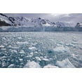 thumbnail image 2 of Paulson, Don 32x23 White Modern Wood Framed Museum Art Print Titled - South Georgia Island, Iris Bay Herz Glacier, 2 of 4