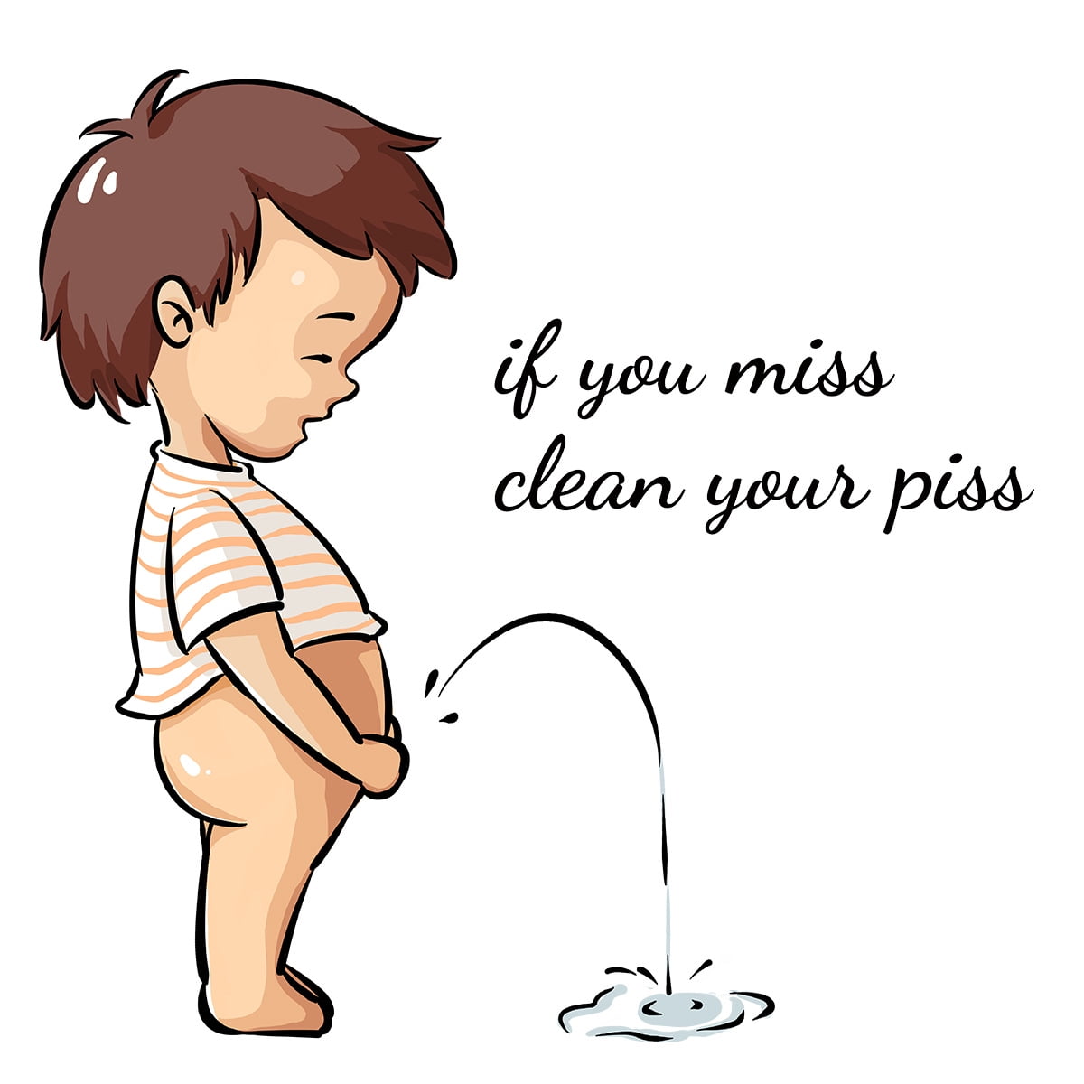 2 Sheets Cartoon Toilet Stickers Toilet Seat Quote Bathroom Rule