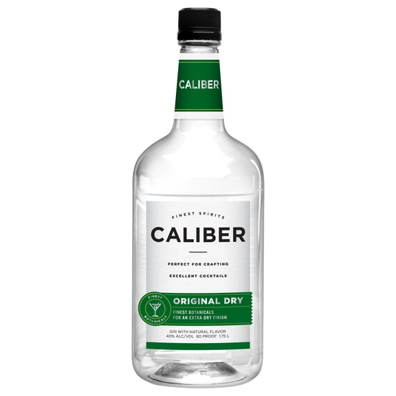 Caliber London Extra Dry Gin, 1.75L, 80 Proof