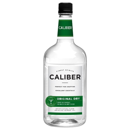 Caliber London Extra Dry Gin, 1.75L, 80 Proof
