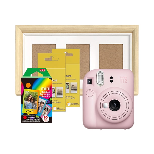 Paq. instax mini 12 Rosa + Marco + Película