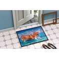 thumbnail image 4 of Carolines Treasures 7407MAT 18 x 27 in. Corgi Sea Shell Find Indoor or Outdoor Mat, 4 of 4