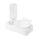 thumbnail image 1 of Comedero para mascotas con forma de orejas de gato, recarga automática de agua para gatitos y perros pequeños, soporte elevado ergonómico que favorece una postura saludable, desmontable y fácil de, 1 of 2
