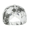 thumbnail image 3 of Toptie Tie Dye Ponytail Baseball Cap for Women Criss Cross Messy High Bun Dye Ponytail Hat-White, 3 of 7