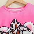 thumbnail image 4 of Hienoo Girls Outfits Cartoon Cat Print Short Sleeve T-Shirt Leopard Shorts Set, Sizes 3-7, 4 of 6