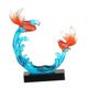 thumbnail image 4 of Estatua de Feng Shui, figura de Feng Shui, figura de carpa de riqueza, mascota de té para pared, estante, mesa de comedor, estantería, entrada de L, 4 of 9