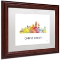 thumbnail image 2 of Trademark Fine Art 'Corpus Christi Texas WB-1' Canvas Art by Marlene Watson, White Matte, Wood Frame, 2 of 4