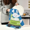 thumbnail image 2 of Rabbits Eggs Car Kitchen Dish Towels Set of 1 Absorbent Hand Towels, Lint-Free 18"x28" Happy Easter Fast Drying Hanging Dishcloths for Cooking Baking Home Clean, 2 of 6