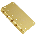 thumbnail image 2 of LOOKSEVEN 5 String Fixed Electric Bass Bridge, Black/Chrome/Gold 5-String Bass Guitar Replacement Parts with Screws & Wrench-gold, 2 of 5