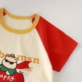 thumbnail image 3 of WUANDIXFA T-Shirts Garçons à Manches Courtes T-Shirt Graphique Mignon Été Coton T-Shirt Doux en Coton pour Garçons T-Shirt Respirant pour Garçons, Rouge, 7-8 Ans, 3 of 4