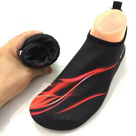

Womens and Mens Kids Water Shoes Barefoot Quick-Dry Aqua Socks Slip-on Swim Beach Shoes for Outdoor Swim Yoga Exercise