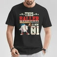 thumbnail image 2 of This Baller Is Now 1 Birthday T-Shirt - Cute Baseball Theme 1st Bday Party Graphic Tee - Fun Sports Fan Apparel for Toddler Boys & Girls, 2 of 3
