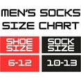 thumbnail image 3 of JAMES FIALLO Men's Performance Cushioned Crew Socks, 6-Pack Athletic Multi-Color Collection, 3 of 6