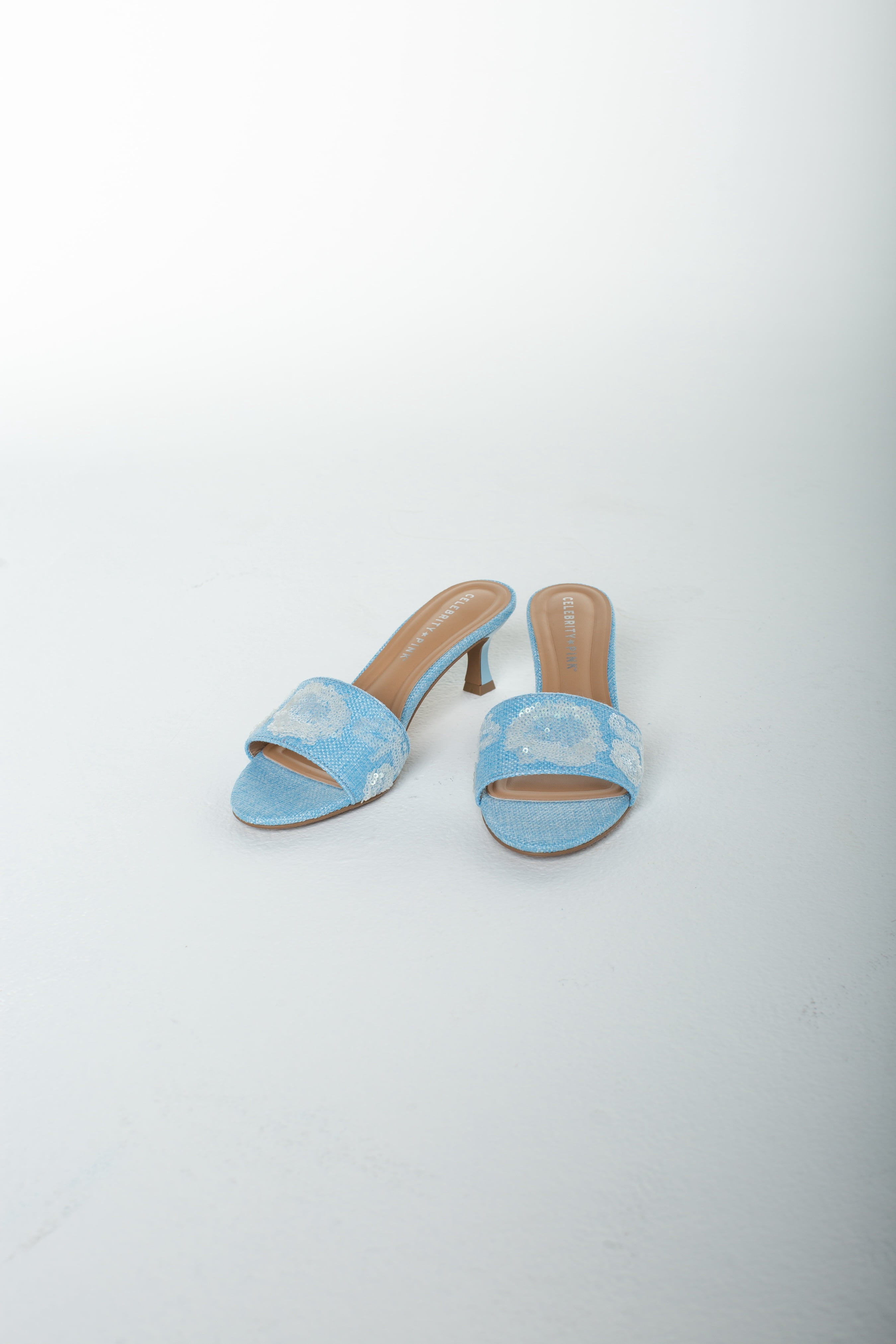 Celebrity Pink Women's Finesse Kitten Heel Sandals