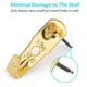 thumbnail image 2 of Colgadores de cuadros de 30 lb (juego de 30) Ganchos profesionales para colgar cuadros con clavos Colgadores de cuadros premium para paneles de yeso Ganchos de pared de madera para colgar marcos de cu, 2 of 7