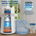 thumbnail image 2 of EDTara Countertop Water Distiller, 4L/6L Capacity, Smart Switch Purifier Filter for Home and Office Use, 2 of 8