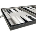 thumbnail image 5 of Middleton Games 15-inch Deluxe Backgammon Set - Inlaid Velvet Field - Black, 5 of 5