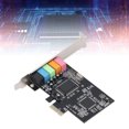 thumbnail image 1 of Tarjeta Adaptadora PCIe, Frecuencia De Muestreo De 24 Bits Grabación De Reproducción De 48 KHz Tarjeta De Sonido Interna 5.1 Ranura De Bus Estándar Frontal Y Envolvente L/R Para, 1 of 7