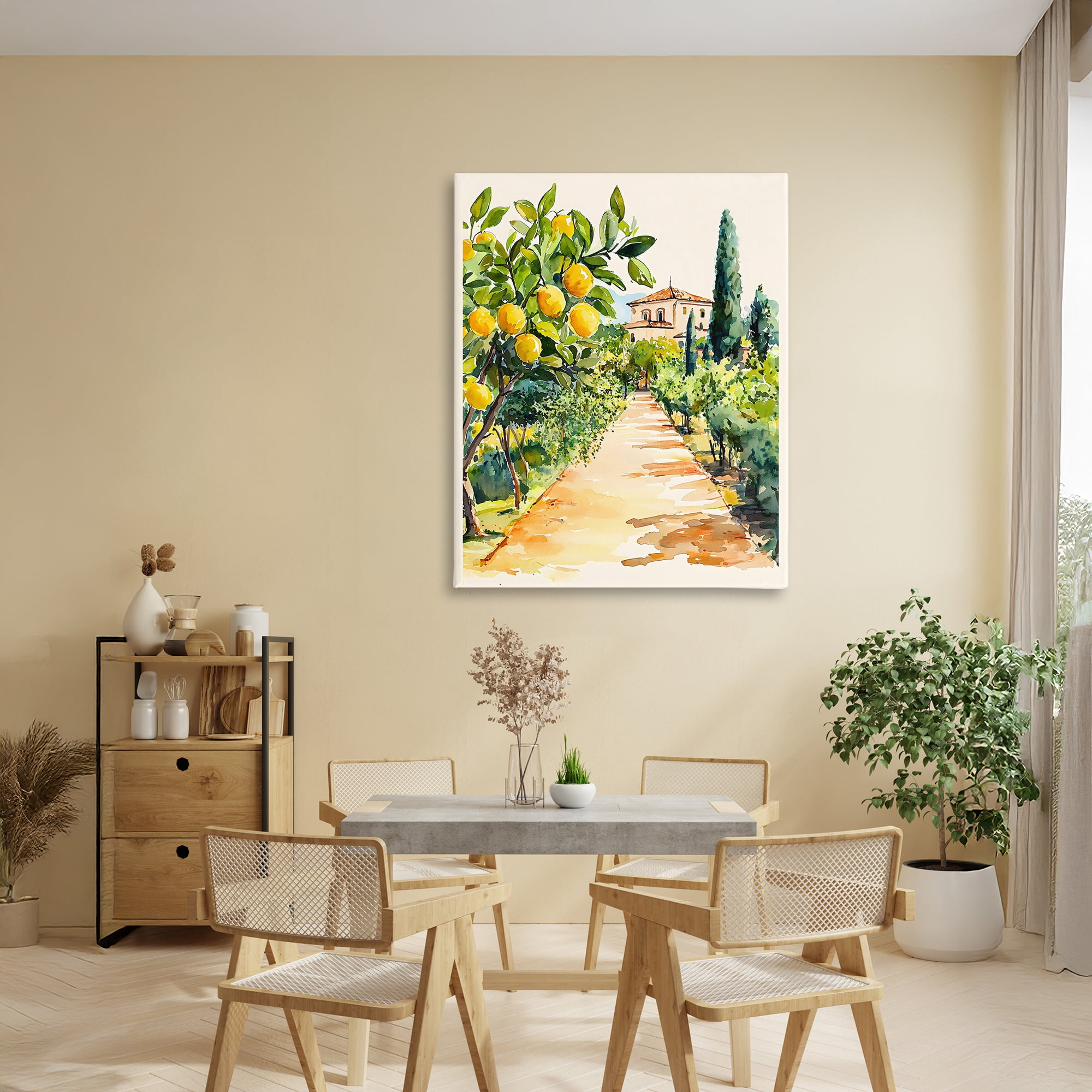 Stupell Industries Lemon Grove Pathway Canvas Wall Art, design by LSR Design Studio