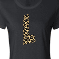 thumbnail image 4 of Inktastic Leopard Print Letter L Women's T-Shirt, 4 of 5