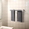 thumbnail image 3 of WOWOW 20 in. Stainless Steel Double Towel Bars for Bathroom, Wall Mount Towel Holder in Brushed Nickel, 3 of 7