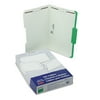 Pendaflex Colored Folders With Embossed Fasteners, 1/3 Cut Top Tab, Legal, Green, 50/Box