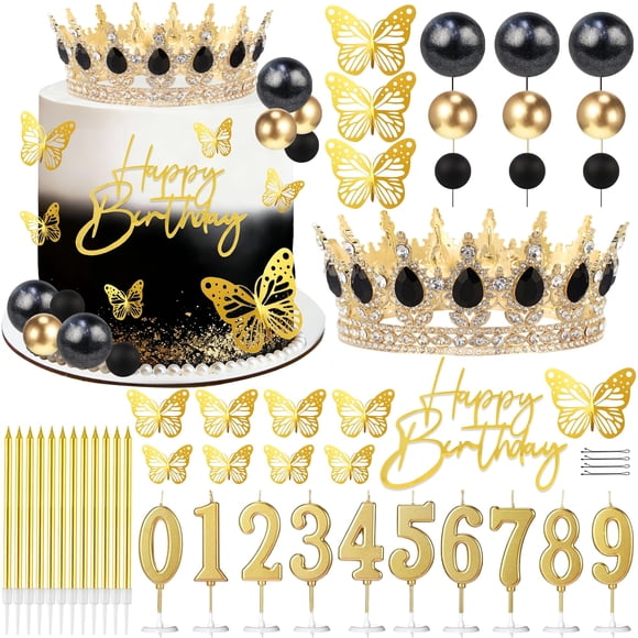 Kit de decoración para pastel con corona SUTROMA