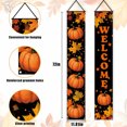 thumbnail image 2 of Fall Porch Sign Autumn Decoration for Home Outdoor Thanksgiving Halloween Front Door Porch Decor Pumpkin Maple Leaf Banner for Yard Garden Party Supplies Design 2, 2 of 7