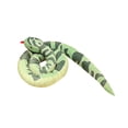 thumbnail image 1 of Serpiente gigante realista, peluche grande, divertido y divertido para acurrucarse. 19 m verde, 1 of 9