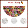 thumbnail image 4 of KLL Daisies Flowers Christmas Tree Skirt 30" ,Party Decorations Farmhouse for Christmas Decorations Holiday Party, 4 of 6