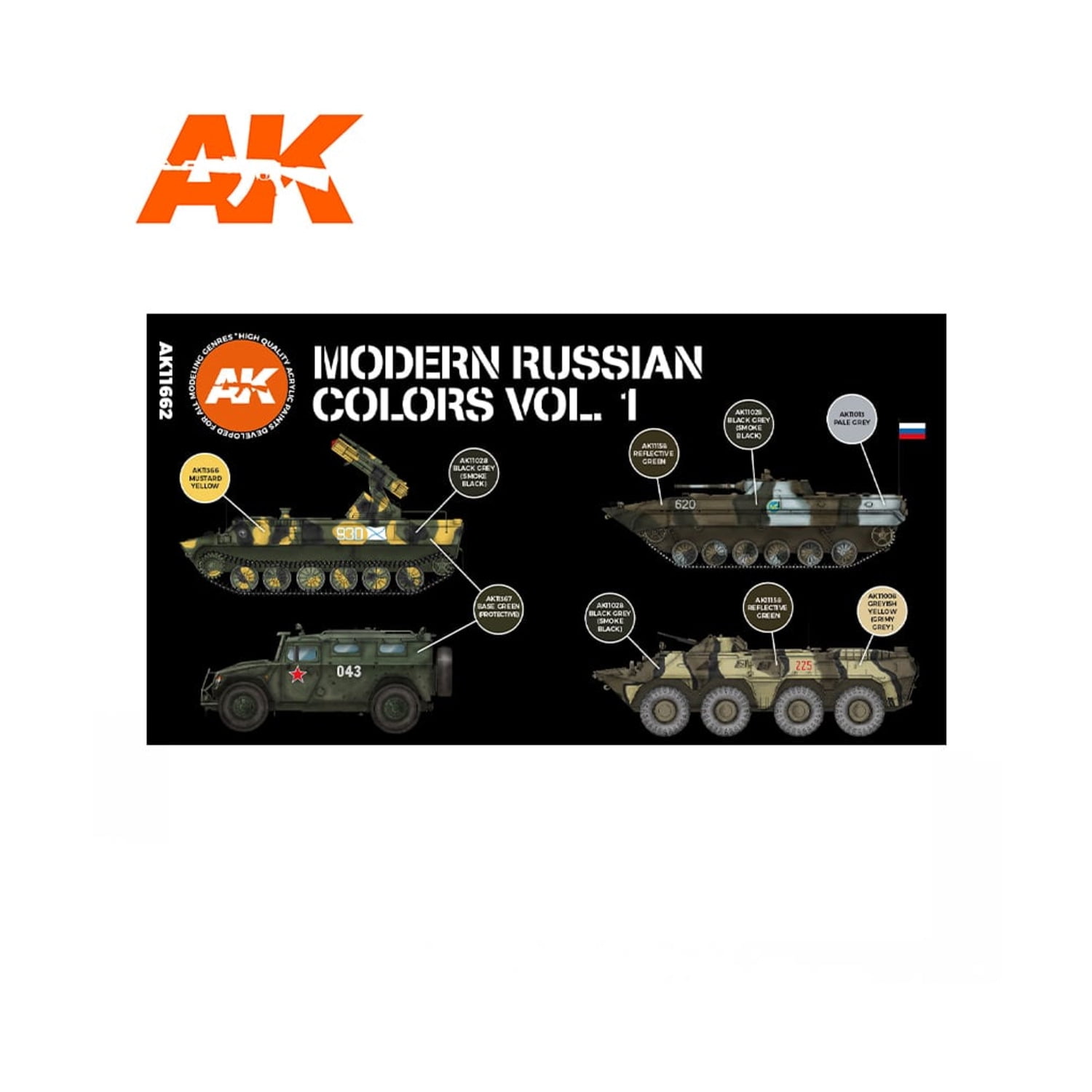AK-Interactive Modern Russian Colors Vol. 1 New