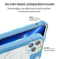 thumbnail image 5 of Heavy Duty Case for iPhone 13 Pro Max, Rugged PC Soft Silicone Shockproof Magnetic Triple-Layers Protective Cover Compatible with MagSafe Wireless Charging Military Grade Lens Protection Case,Blue, 5 of 6