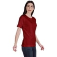 thumbnail image 2 of Inkmeso Womens Basic Tee Short Sleeve Solid Crew Neck Summer Tshirt Top, 2 of 8