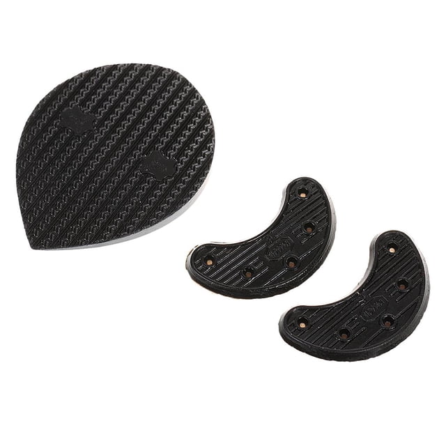 2 Pares de Goma para Hombres, Suela de , Tacón, Puntas Antideslizantes, 62x26 90x37 Mm