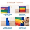 thumbnail image 5 of ECR4Kids 4-Tier Sling Book Display with Deep Fabric Pockets, Primary, 5 of 9