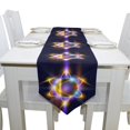 thumbnail image 4 of EREHome Science Atom Table Runner 13x90 Inches Black Table Top Decoration, 4 of 5