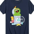 thumbnail image 3 of Sesame Street - Oscar Can Graphic - Toddler and Youth Short Sleeve Graphic T-Shirt, 3 of 5