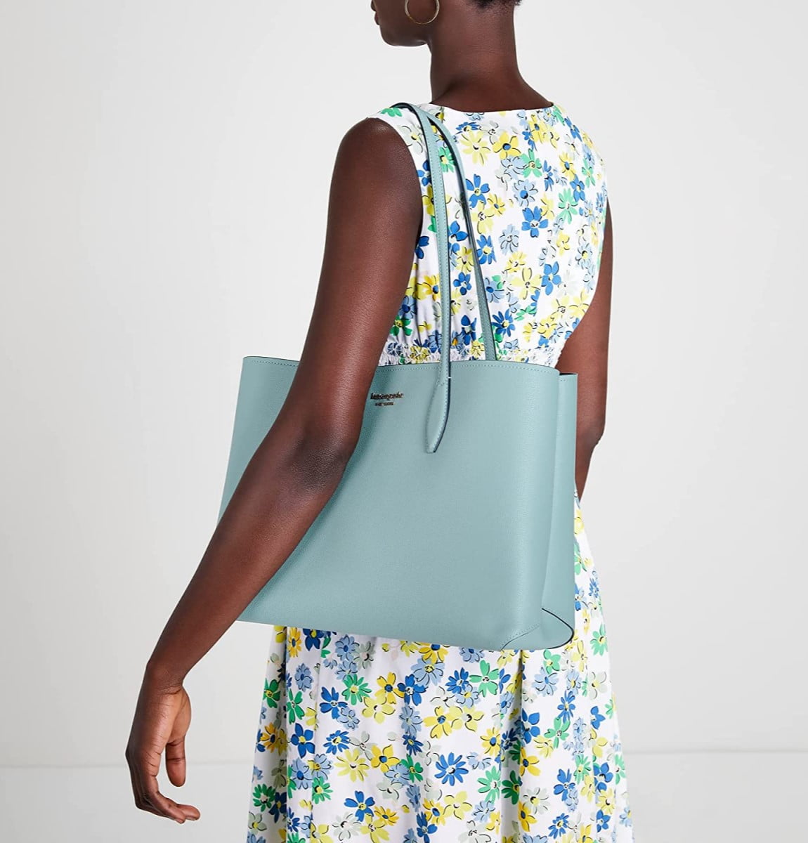 Kate Spade All Day Large Leather Tote PXR00297 AGEAN TEAL